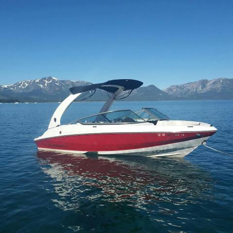 a small boat in a body of water