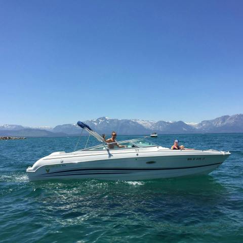 a small boat in a body of water